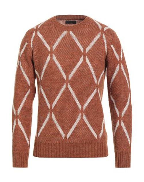 Man Sweater Brown Size XL Acrylic, Wool, Alpaca wool