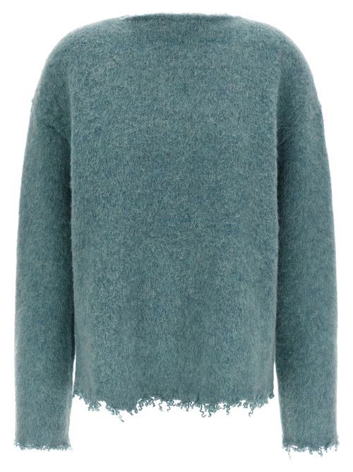 Fringed Sweater Sweaters And Cardigans Light Blue