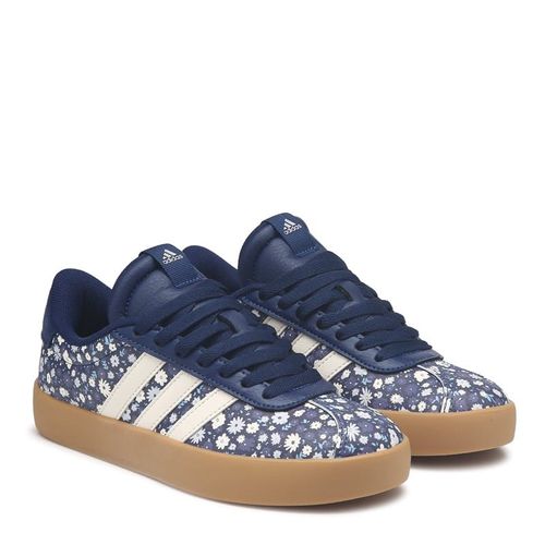 Women's Vl Court 3.0 Sneakers (Blue/Floralprint)