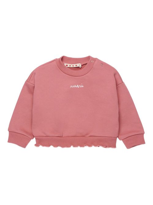 Marni Kids cotton sweatshirt - Pink