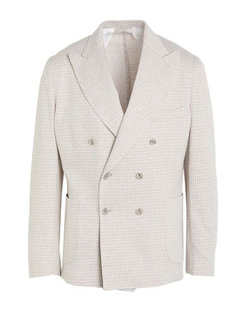 Dynamic Man Blazer Beige Size 42 Cotton, Linen