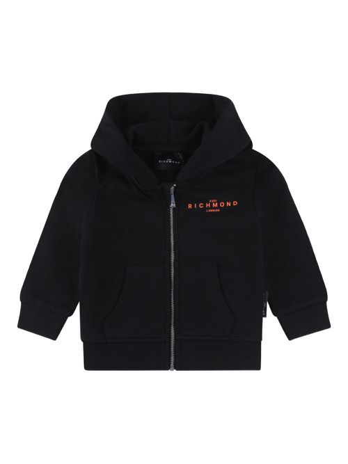 John Richmond Junior zip-up hoodie - Black