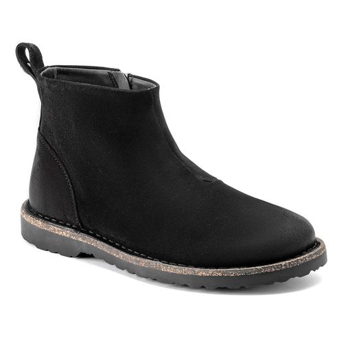 Women's Melrose Suede Leather Black Booties