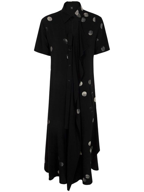 Polka-dot dress - Black