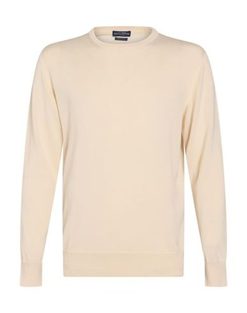 Man Sweater Cream Size 40 Cotton