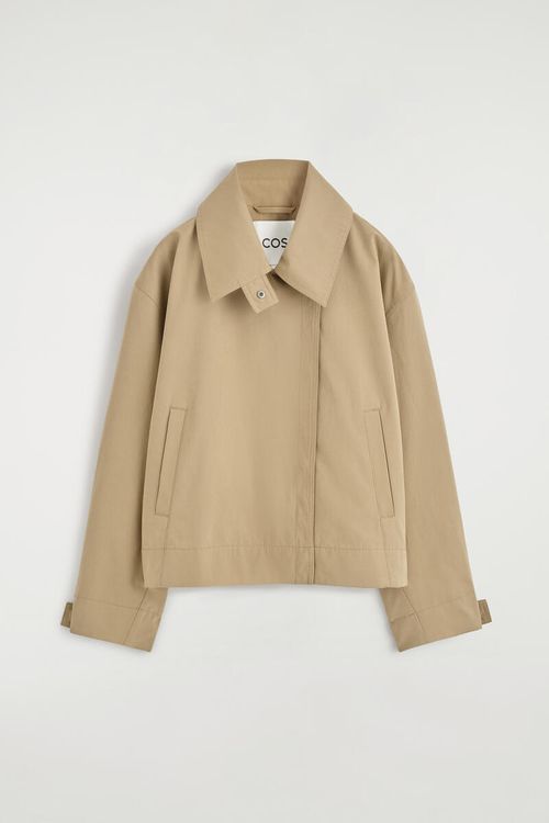 Rounded Short Trench Coat