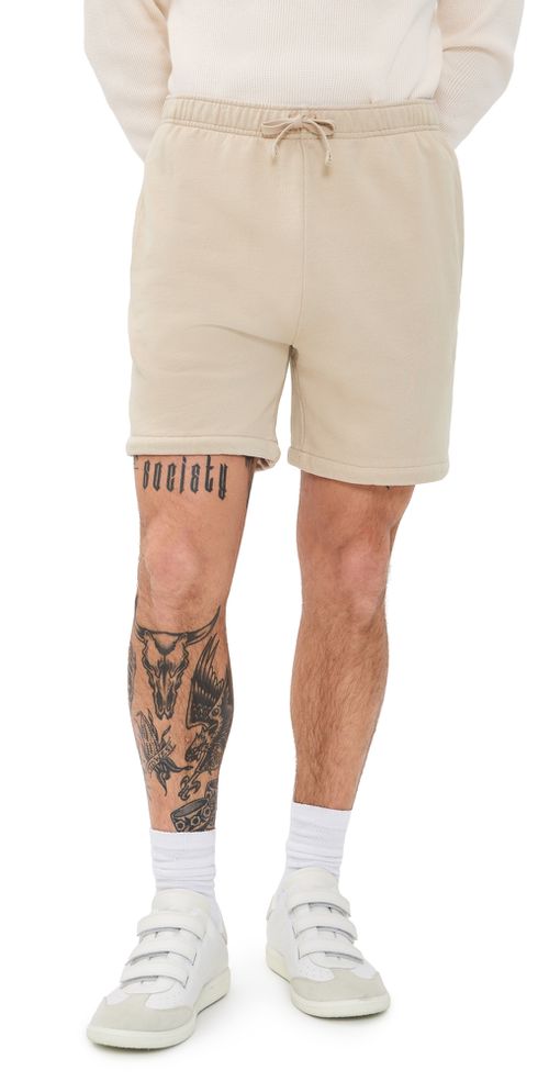 Loopback Terry Athletic Shorts 7 Stoneware Grey