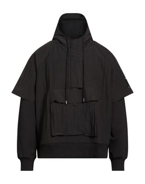 * Man Sweatshirt Black Size L Cotton, Polyamide