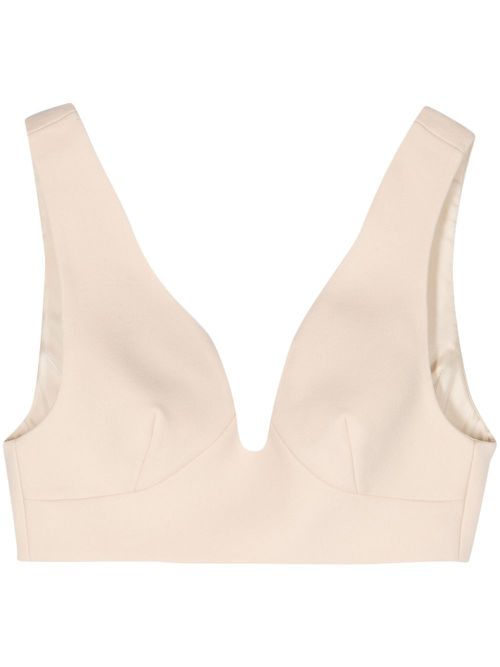 Virgin-wool brallete top - Neutrals