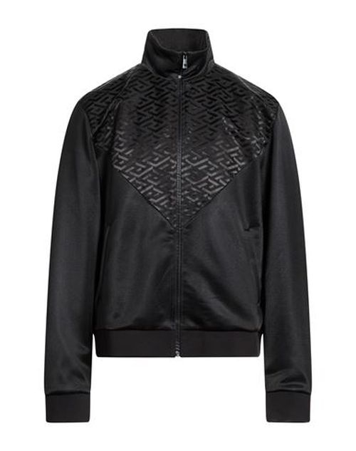 Man Sweatshirt Black Size XXL Polyester, Cotton