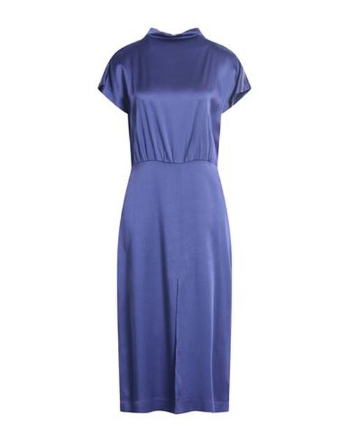 Woman Midi dress Blue Size 6 Acetate, Viscose