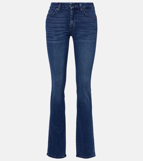 7 For All Mankind Kimmie mid-rise straight jeans