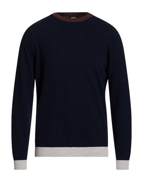 Man Sweater Midnight blue Size 46 Wool