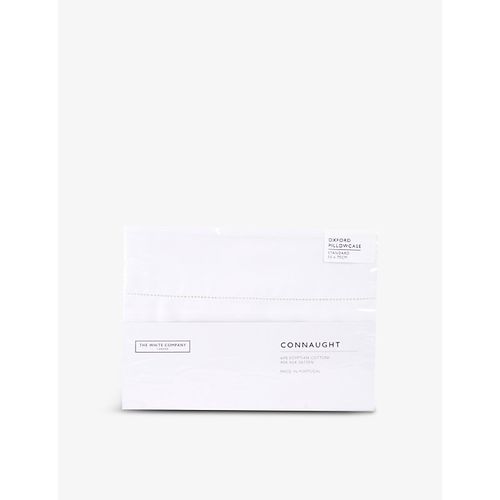 Chalk Connaught Cotton Silk Pillowcase 50x75cm Standard