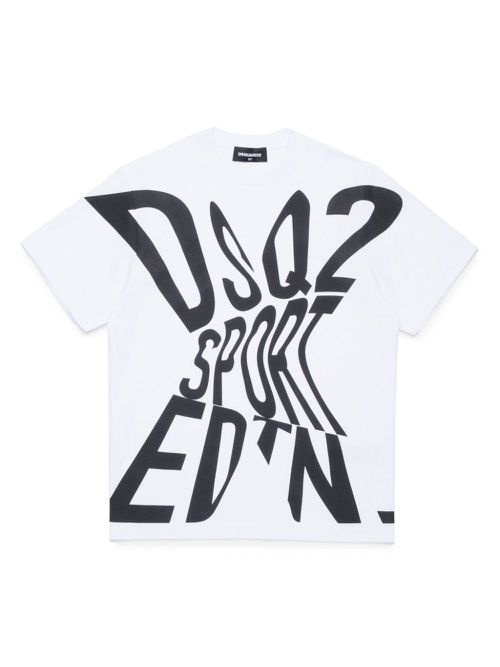 Logo-print cotton T-shirt - White