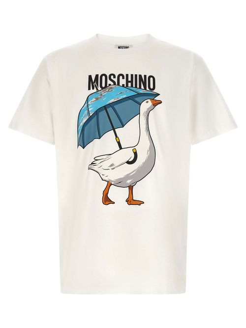 Goose Graphic Print T-Shirt — White