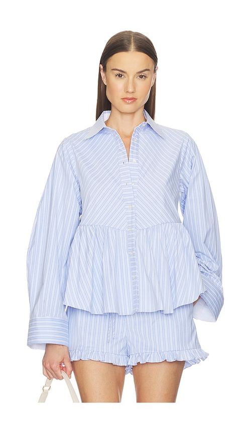 KIKA VARGAS Ambika Top in Baby Blue. - 8 also