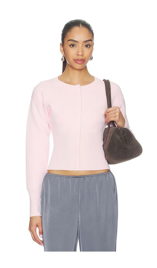 ALL THE WAYS Kourtney Cardigan in Baby Pink. XS also in L