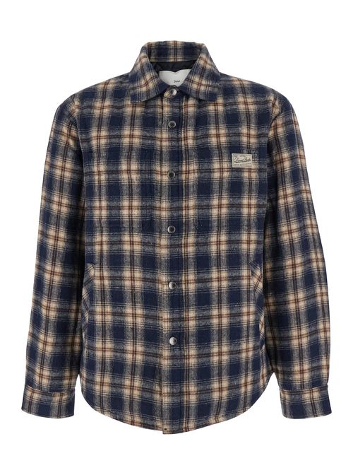 Unisex Quilted Check Flannel Shirt