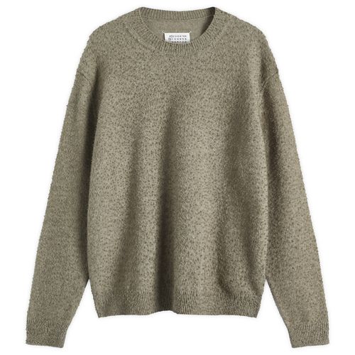 Men's Wool Cotton Crewneck Knit in Sage Green