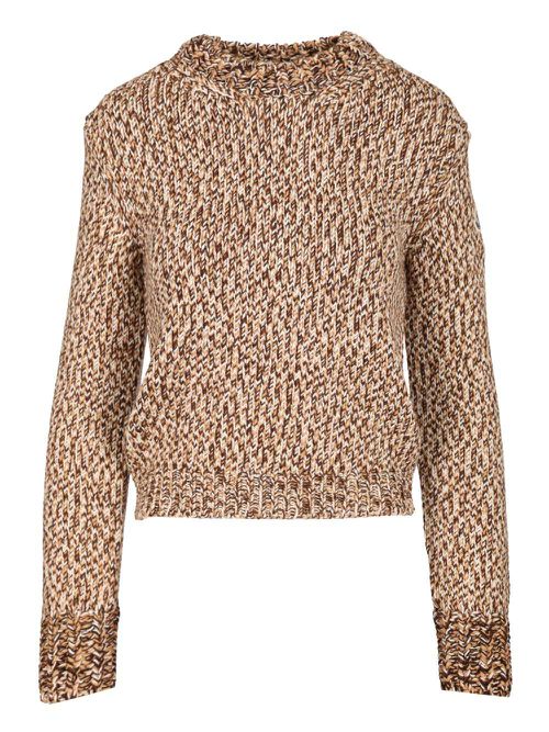 Crew Neck Knitwear Beige