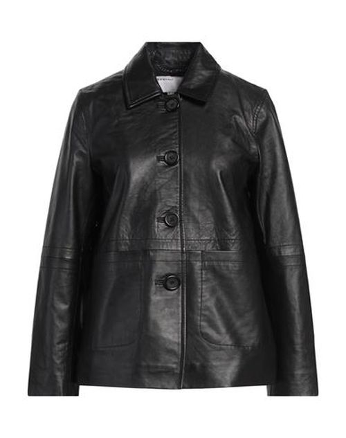 Muubaa Woman Jacket Black Size 4 Lambskin