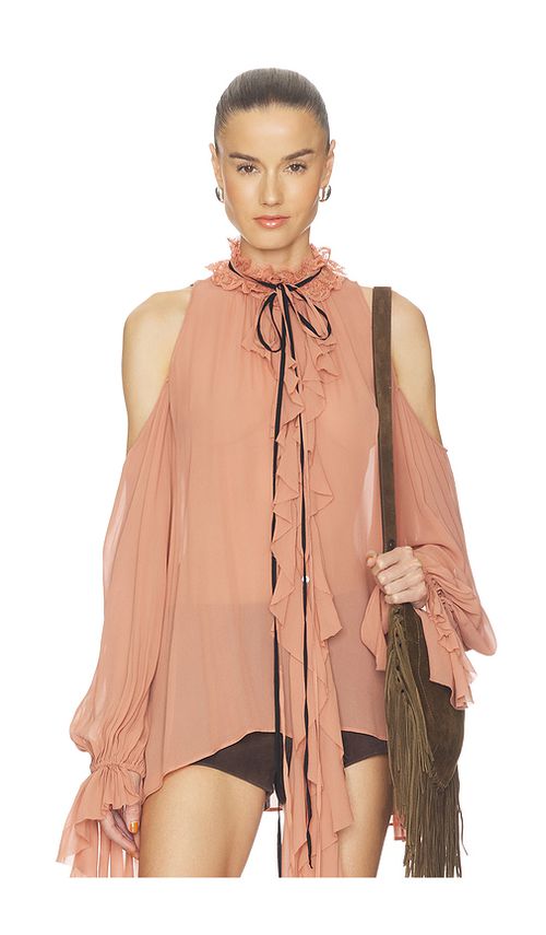 Aniye Records Gaby Shirt in Blush. XS. Also in L