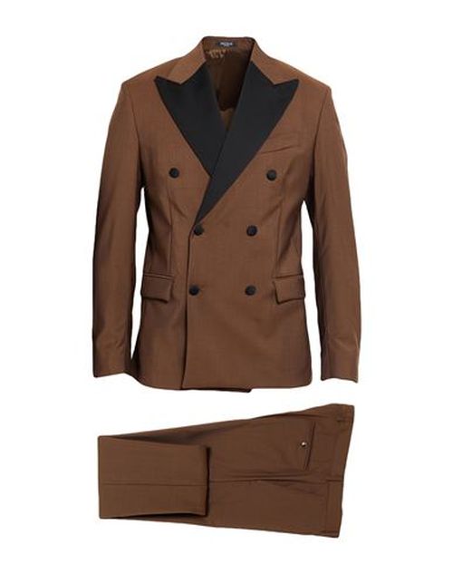 Man Suit Chocolate brown Size 36 Virgin Wool