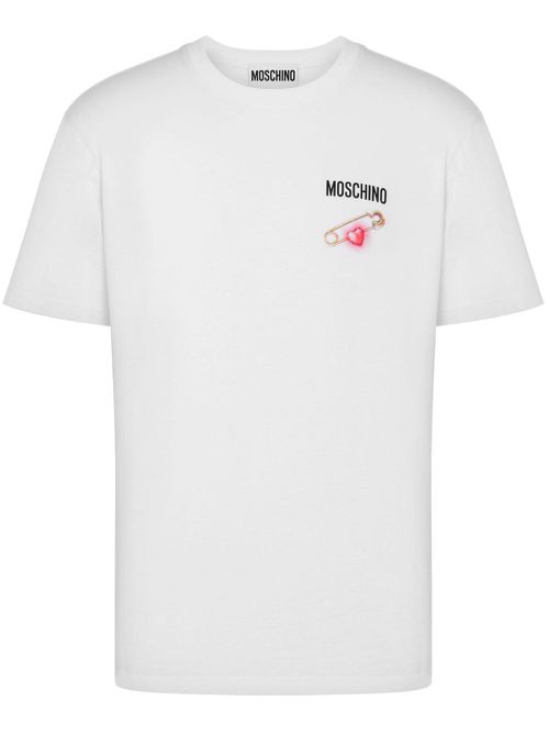 Logo-print cotton t-shirt - White