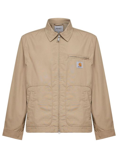 Cotton Utility Jacket — Beige