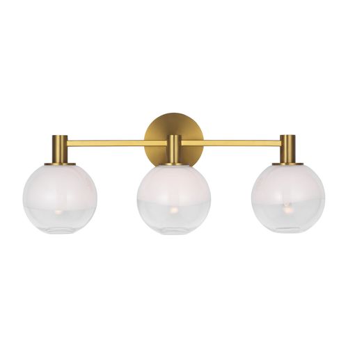 Burnished Brass Bathroom Vanity Light from the Torian Collection