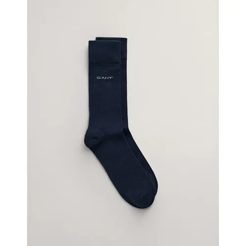 Men's GANT Mens Rib Socks - Navy - Size: 9/9.5/10/10.5/11