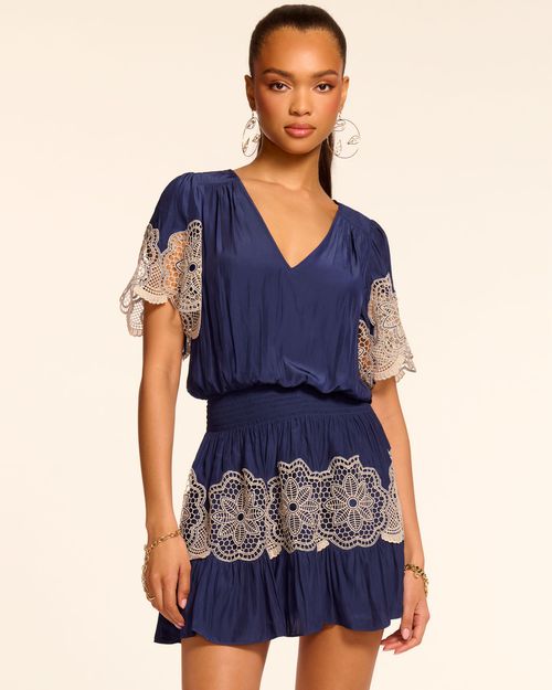 chinese dress ladies Petal and Pup Women's Romi Linen Dress - Beige main image 0