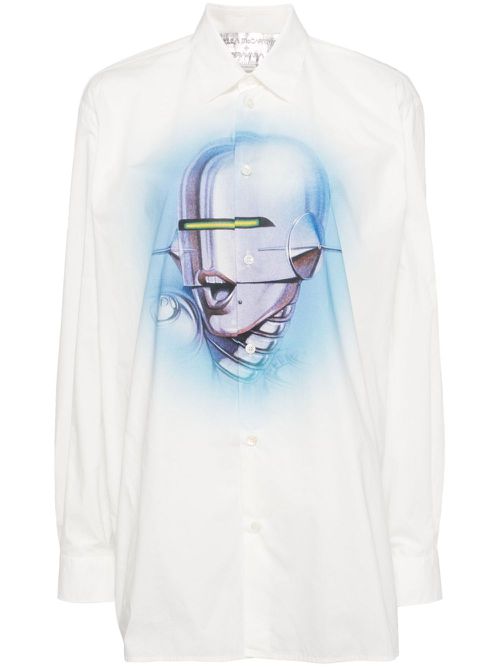 X Sorayama Sexy Robot cotton shirt - White