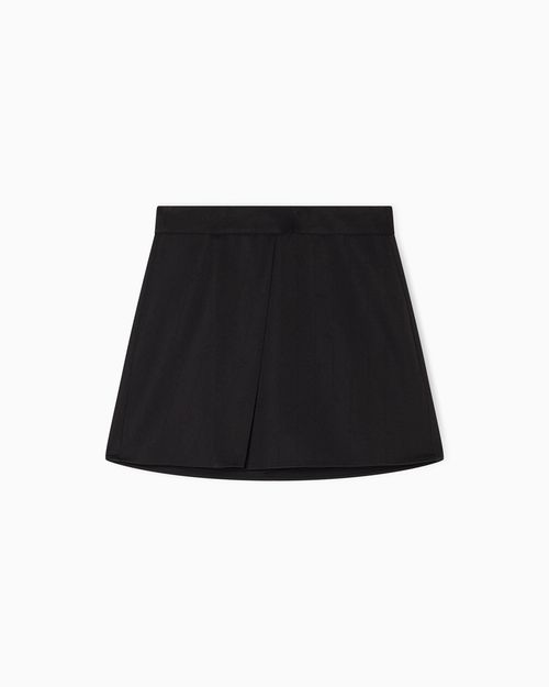 Jacquard Logo Mini Skirt