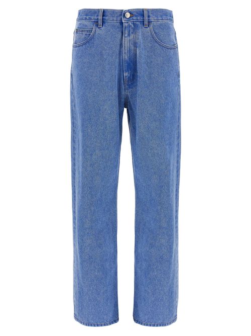 Cotton Denim Jeans — Blue