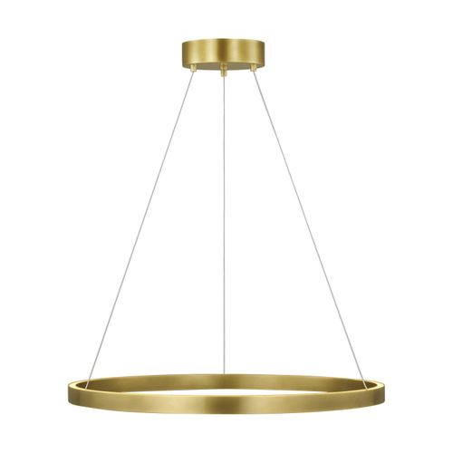 Plated Brass LED Suspension from the Fiama Collection
