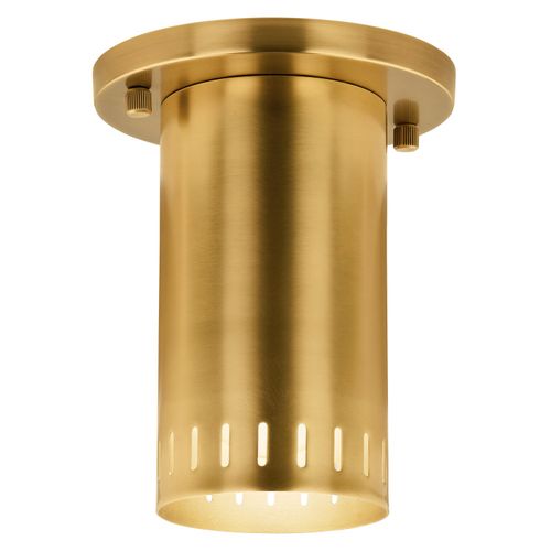 Lacquered Brass LED Flush Mount from the Ruehl Collection