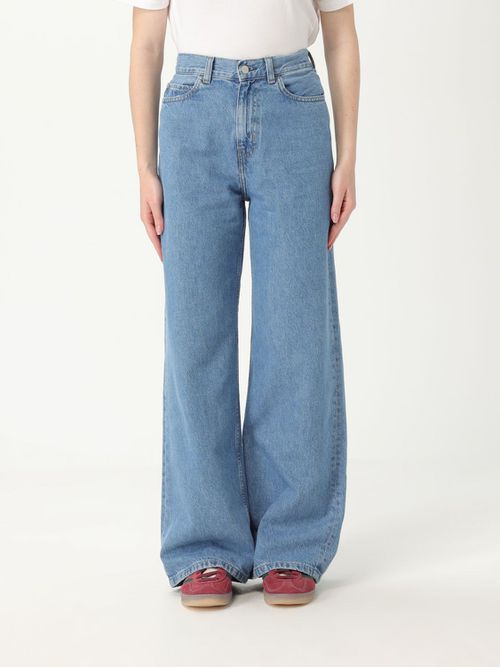 Pants Woman color Blue