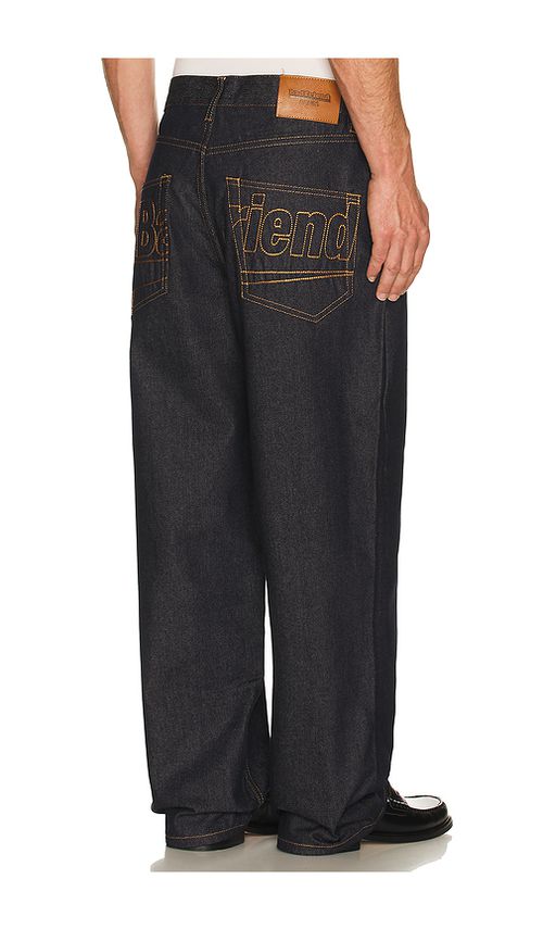 Badfriend Star Pocket Denim Pant in Blue. - 30 also