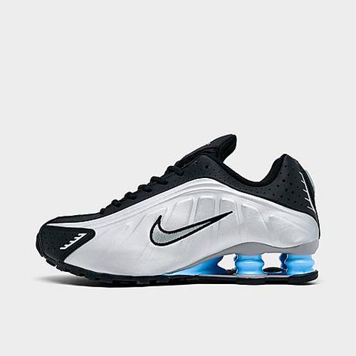Boys' Big Kids' Shox R4 Casual Shoes in Metallic/Metallic Silver