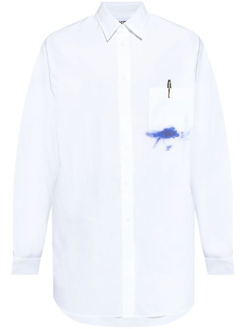 Paint-splatter shirt - White