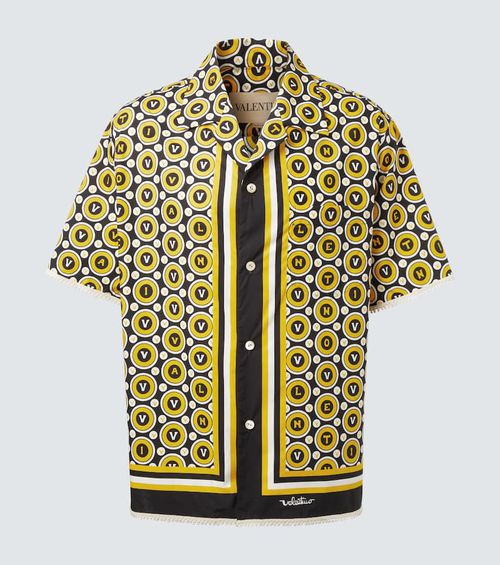Bulles Royales cotton poplin bowling shirt