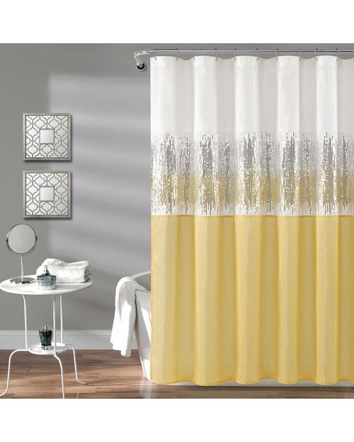 Lush Decor Fashion Night Sky Shower Curtain