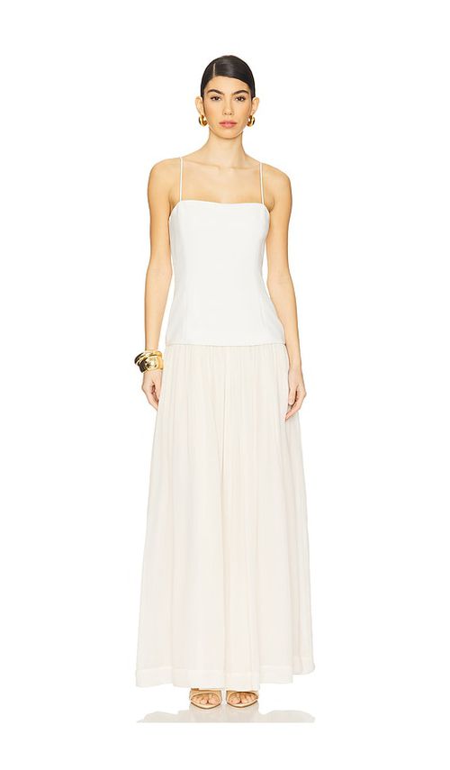 EAVES ROBE PARDES en Ivory.  XS. Also en