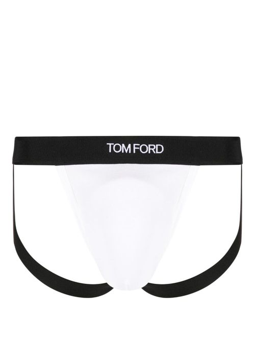Logo-waistband briefs - White
