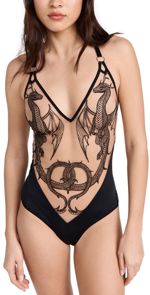 Dracona Bodysuit Butterscotch/Black