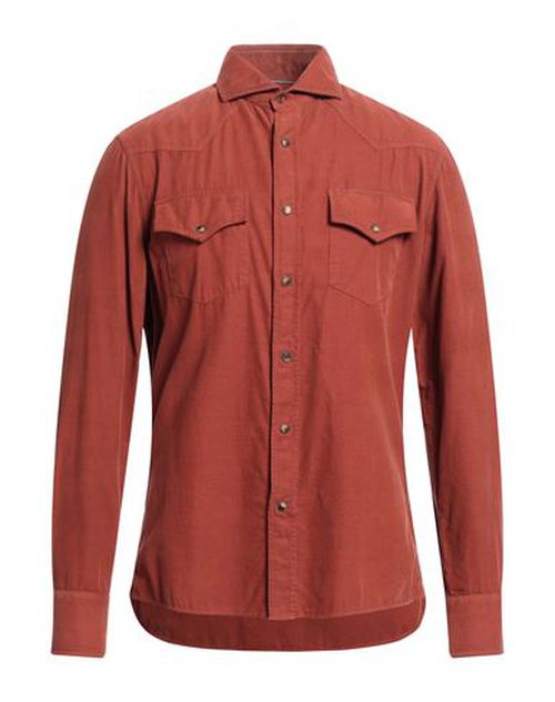 Man Shirt Brick red
