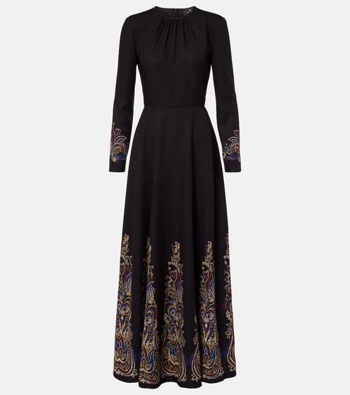 Paisley maxi dress