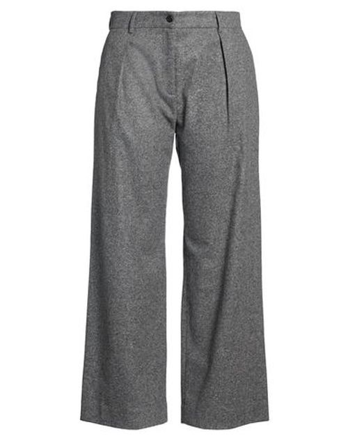 Woman Pants Grey Size 12 Wool, Polyamide, Silk, Elastane